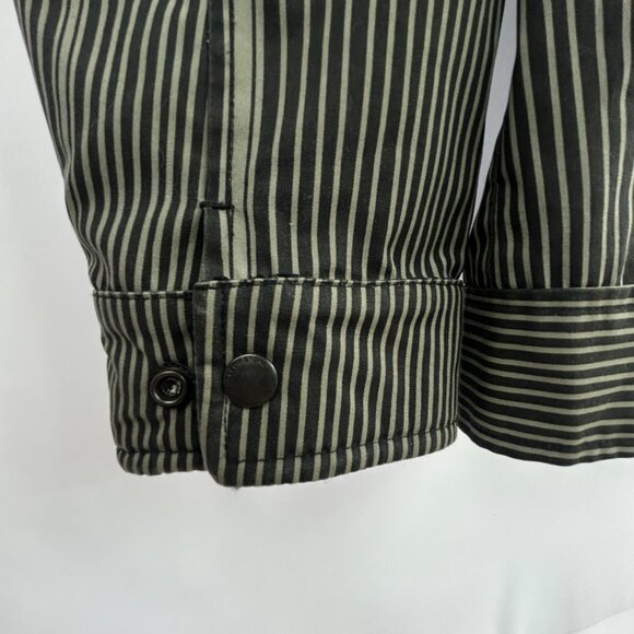 Volcom Men’s Naylor Jacket – Black and Gray Striped Zip-Up – Size Medium - Picture 11 of 14